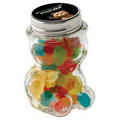 Glass Teddy Bear Jar - Mini Gummy Bears